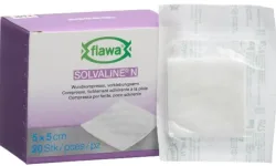 FLAWA Solvaline N Kompressen Steril 5x5cm (20 Stk)