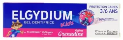 ELGYDIUM Kids-Zahnpasta rote Beeren (50ml)