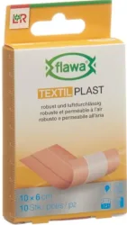 FLAWA Textil Pflaster 10x6cm (10 Stk)