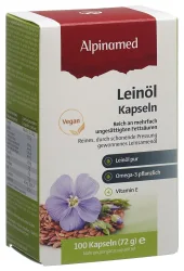 ALPINAMED Lein&ouml;l Kaps 100 Stk