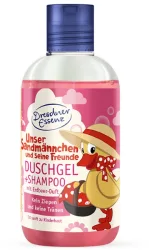 Dresdner 2in1-Kinderduschgel, Schnatterinchen, Erdbeere (250ml)