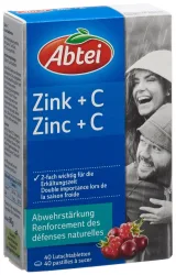 Abtei Zink plus Vitamin C Lutschtabletten (40 Stk)