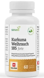 sanasis Kurkuma Weihrauch 185 forte Kapseln (60 Stk)