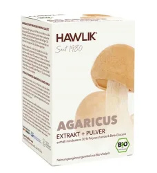 HAWLIK Agaricus Extrakt + Pulver Kapseln (120 Stk)