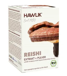 HAWLIK Reishi Extrakt + Pulver Kapseln (120 Stk)