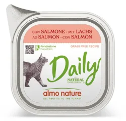Almo Nature Daily mit Lachs, Nassfutter für Katzen (100g)
