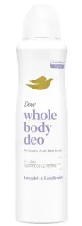 Dove - Whole Body Deodorant Spray Lavendel- & Kamillenduft ohne Aluminiumsalze, 150  ml