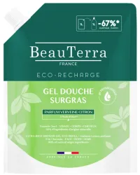 BeauTerra Rückfettendes Duschgel Zitronenverbene Refill (1 Liter)