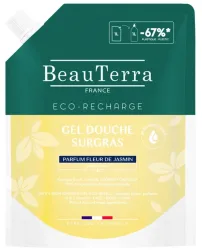 BeauTerra Rückfettendes Duschgel Jasminblüte Refill (1 Liter)