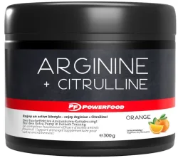 PowerFood Arginine + Citrulline Orange (300g)