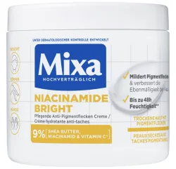 Mixa - Niacinamide Bright Pflegende Anti-Pigmentflecken Creme, 400 ml