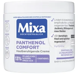 Mixa - Hautberuhigende Creme, Panthenol Comfort, 400 ml