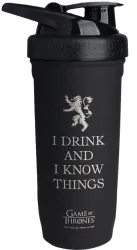 Smartshake Reforce Stainless Steel Game of Thrones, 900ml, I Drink and I Know Things (1 Stk)