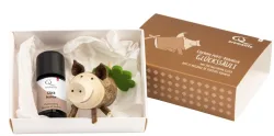 Aromalife Glückssäuli aus Holz mit Duftmischung Glück 5ml (2-teilig)
