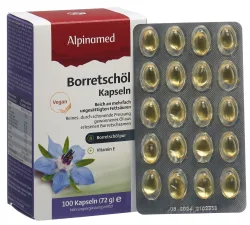 ALPINAMED Borretsch&ouml;l Kaps 100 Stk