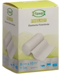 FLAWA Fixelast Fixierbinde, 8cmx10m (1 Stk)
