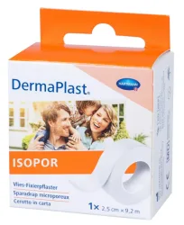 DermaPlast ISOPOR, 1.25cmx9.2m, Vlies, weiss (1 Stk)
