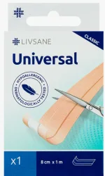 Livsane Classic Universal Pflaster, 8cmx1m (1 Stk)