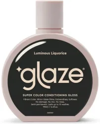 Glaze - Super Color Conditioning Hair Gloss Luminous Liquorice Black, 190 ml