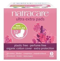 Natracare Damenbinden Flügel ultra extra Pads (12 Stk)