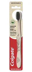 Colgate - Bamboo Aktivkohle Weich Zahnbürste, Aus Nachhaltigem Bambus, 1 Stück