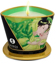 Shunga Massage Candle[White], Exotischer Grüntee - Amorana