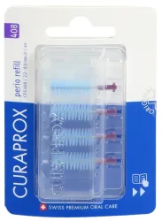 CURAPROX CPS 408 Perio Lila Ersatzbürsten, Durchmesser 2.2-8mm (4 Stk)