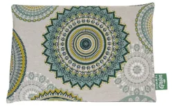 Himmelgrün Traubenkernkissen mit Mandala, 30x20cm (1 Stk)