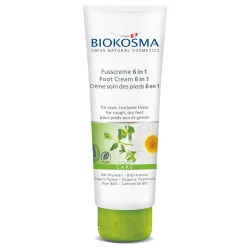 Biokosma, BIOKOSMA Fusscreme 6 in 1 mit Bio-Thymian und Bio-Kamille (75ml)