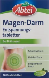 Abtei Magen-Darm Entspannungstabletten bei Blähungen (20 Stk)