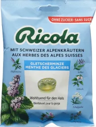 Ricola Gletscherminze Bonbons, ohne Zucker (125g)