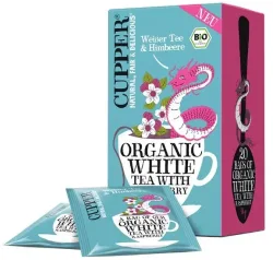 Cupper Weisser Tee mit Himbeere Bio (20 Stk)