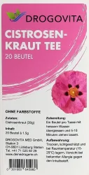 DROGOVITA Cistrosenkrauttee (20 Beutel)