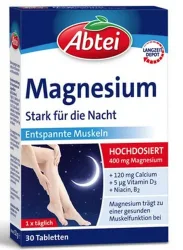 Abtei Magnesium Stark für die Nacht 30 Tabletten