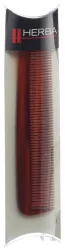 Herba Taschenkamm, handges&auml;gt, acetat, braun, 13 cm
