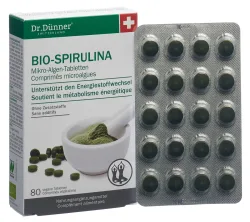 Dr.Dünner Bio Spirulina 80 Stück