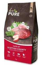 bePure Taste of Scottish County Adult, Trockenfutter für Hunde (2kg)
