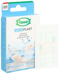 FLAWA Aqua Plast, Pflasterstrips wasserfest (20 Stk)