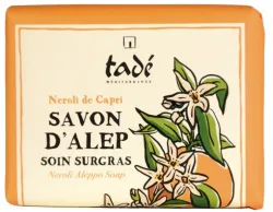 tadé Pflegende und fettende Aleppo-Seife Neroli de Capri (100g)
