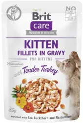 Brit Care Kitten in Gravy Truthahn, Nassfutter für Katzen (85g)