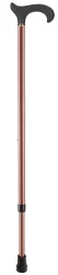 OSSENBERG Metallstock metallic bronze, 75-96cm, bis 100kg, Derbygriff schwarz (1 Stk)