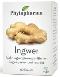 Phytopharma Ingwer Kapseln (60 Stk)