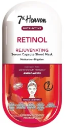 7th Heaven Retinol Nutriactive Rejuvenating Sheet Mask mit Aminosäuren (10ml)