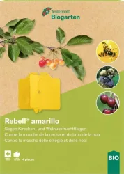 Andermatt Biogarten Rebell amarillo Kreuzklebefallen, gegen Kirschen- und Walnussfliegen (4 Stk)