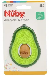 Nuby Beissring Avocado, 17x10cm (1 Stk)