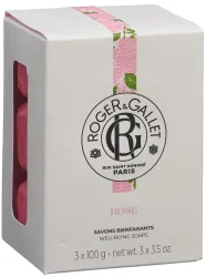 Roger & Gallet - Rose Box mit 3 Wohlfühl-Seifen, Set
