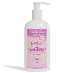 Energie Fruit - 2 In 1 Maske Ohne Silikon - Locken - Kokos Und Karitebutter Aus Biologischem Anbau, 300 ml