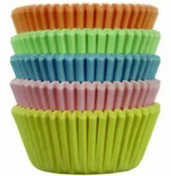 PME CAKE Muffinförmchen pastellfarben (100 Stk)