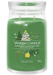 Yankee Candle Signature - Duftkerze im Glas Weihnachten, 567G, Grün