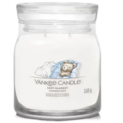 Yankee Candle Signature - Duftkerze im Glas, 368 g, Weiss